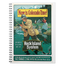 Colorado Rock Line Vintage Poster