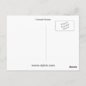 Colorado Rockies Briefkaart (Achterkant)