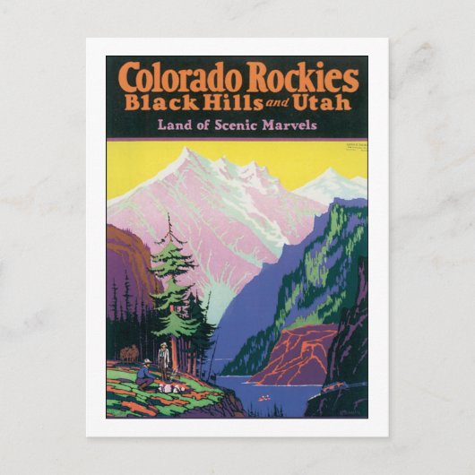 Colorado Rockies Briefkaart (Voorkant)