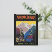 Colorado rockies briefkaart (Staand voorkant)