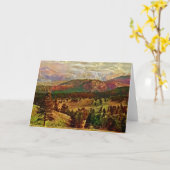 Colorado Rockies Herfst Art Kaart (Gele Bloem)