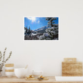 Colorado Rockiy Mountains in het WInter Poster (Keuken)
