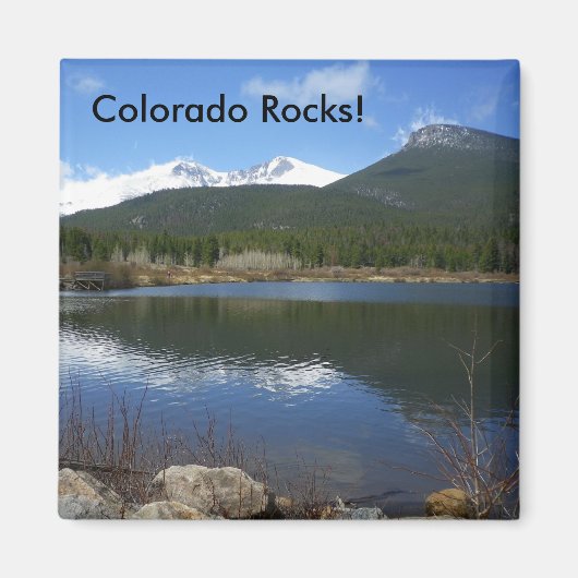 Colorado Rocks! Magneet (Voorkant)