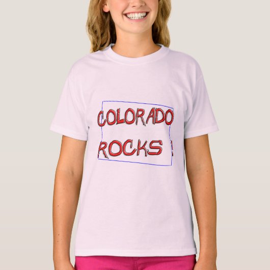 Colorado ROCKS T-shirt (Voorkant)
