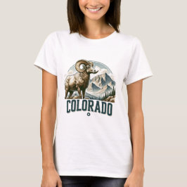 Colorado, Rocky Mountain bighorn schapen, T-shirt