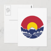 Colorado Rocky Mountain Emblem Briefkaart (Voorkant / Achterkant)