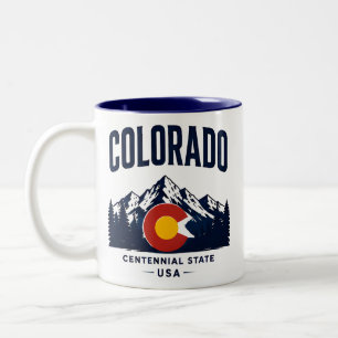 Colorado Rocky Mountain Escape Tweekleurige Koffiemok