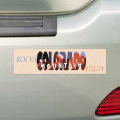 Colorado - Rocky Mountain High Bumpersticker (Op auto)