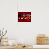 Colorado - Rocky Mountain High Poster (Keuken)