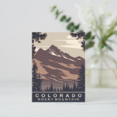 Colorado, Rocky Mountain, Reizen Briefkaart (Staand voorkant)