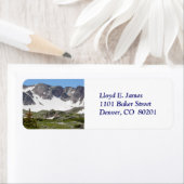 Colorado Rocky Mountain Retouradreslabel Etiket (Insitu)