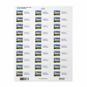 Colorado Rocky Mountain Retouradreslabel Etiket (Full Sheet)