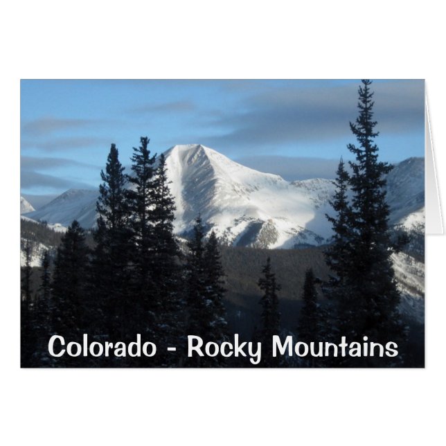 Colorado, Rocky Mountains (Voorkant Horizontaal)