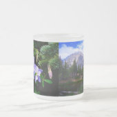Colorado Rocky Mountains 10 oz Frosted Glass Mok (Center)