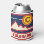 Colorado Rocky Mountains Blikjeskoeler (Blikje Voorkant)