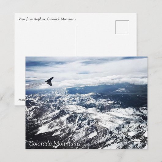Colorado Rocky Mountains Briefkaart (Voorkant / Achterkant)