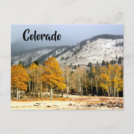 Colorado Rocky Mountains Briefkaart (Voorkant)