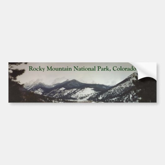 Colorado Rocky Mountains bumper sticker (Voorkant)