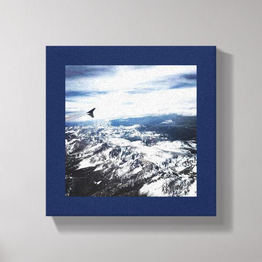 Colorado Rocky Mountains Canvas Afdruk (Voorkant)