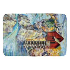 Colorado Rocky Mountains Crystal Mill Badmat