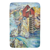 Colorado Rocky Mountains Crystal Mill Badmat (Voorkant Verticaal)