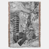 Colorado Rocky Mountains Crystal Mill Deken (Voorkant Verticaal)