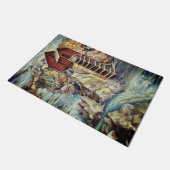 Colorado Rocky Mountains Crystal Mill Deurmat (Schuin)