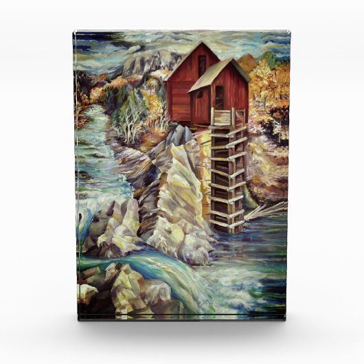 Colorado Rocky Mountains Crystal Mill Fotoblokken (Voorkant)