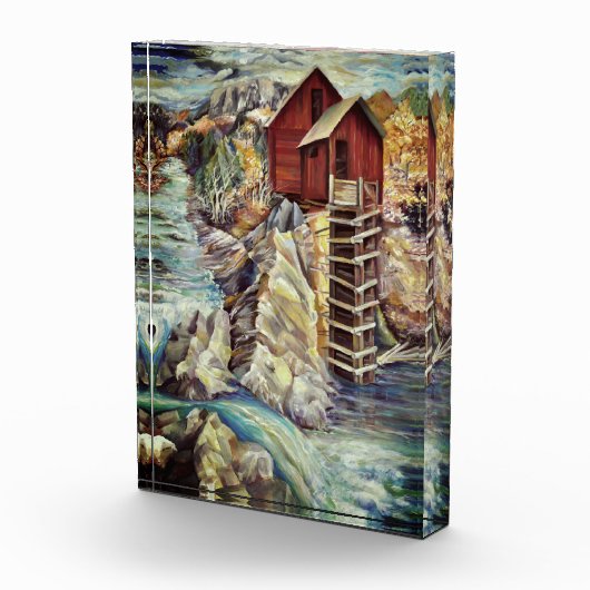 Colorado Rocky Mountains Crystal Mill Fotoblokken (Rechts)