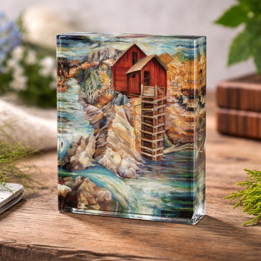 Colorado Rocky Mountains Crystal Mill Fotoblokken