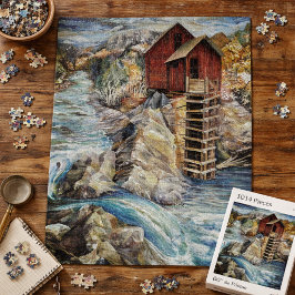 Colorado Rocky Mountains Crystal Mill Legpuzzel
