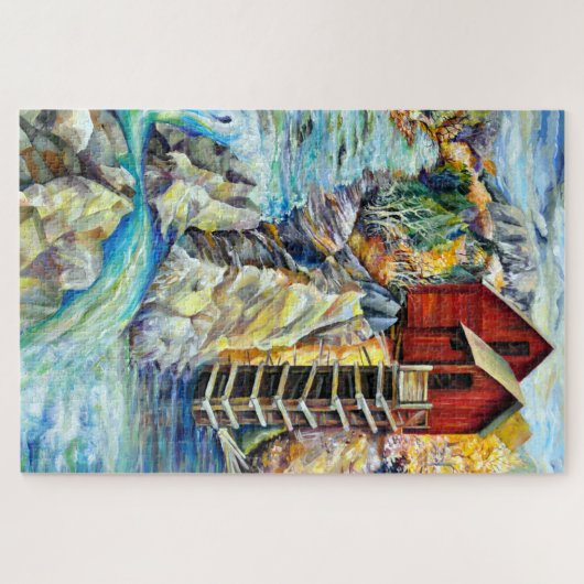 Colorado Rocky Mountains Crystal Mill Legpuzzel (Horizontaal)
