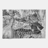 Colorado Rocky Mountains Crystal Mill Theedoek (Horizontaal)