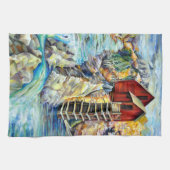 Colorado Rocky Mountains Crystal Mill Theedoek (Horizontaal)