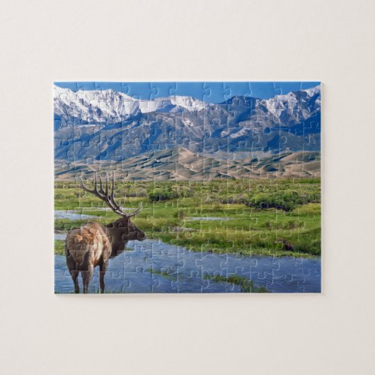 Colorado Rocky Mountains Elk Legpuzzel (Horizontaal)