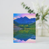 Colorado Rocky Mountains en Lake Briefkaart (Staand voorkant)