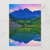 Colorado Rocky Mountains en Lake Briefkaart (Voorkant)