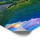 Colorado Rocky Mountains en Lake Poster (Hoek)