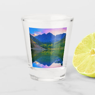 Colorado Rocky Mountains en Lake Shot Glas