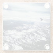 Colorado Rocky Mountains Glazen Onderzetter (Achterkant)