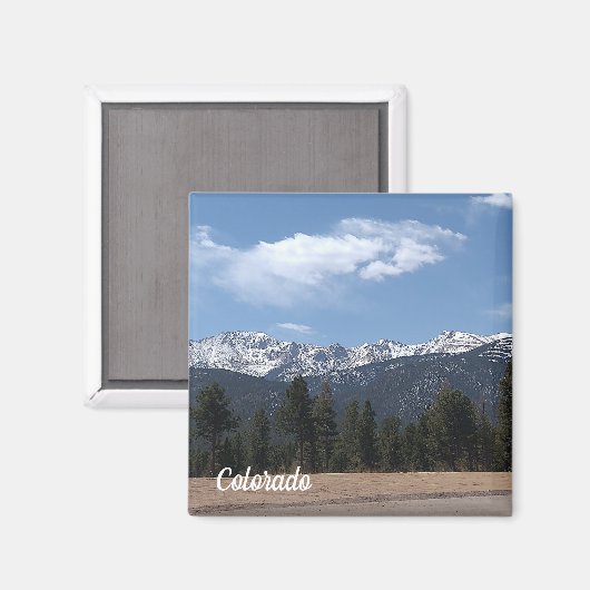Colorado Rocky Mountains Magneet (Voorkant / Achterkant)