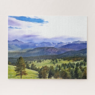 Colorado Rocky Mountains Meadow Art Puzzel