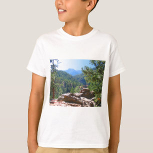 Colorado Rocky Mountains met rode rotsen T-shirt