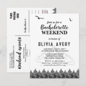 Colorado Rocky Mountains minimalistische vrijgezel Briefkaart (Voorkant / Achterkant)