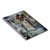 Colorado Rocky Mountains Monogram Notitieboek (Rechterzijde)