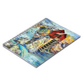 Colorado Rocky Mountains Monogram Notitieboek (Linkerzijde)