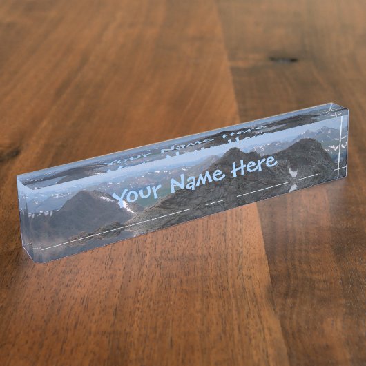 Colorado Rocky Mountains Moonscape Naambordje (Zijkant)