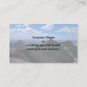 Colorado Rocky Mountains Moonscape Visitekaartje (Achterkant)