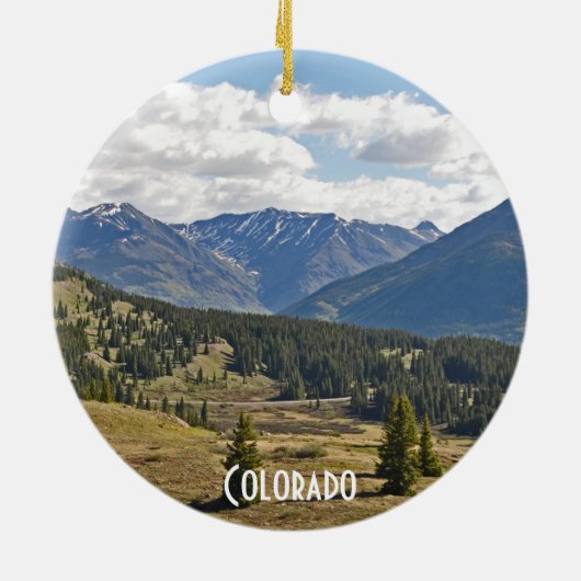 Colorado Rocky Mountains Ornament (Achterkant)