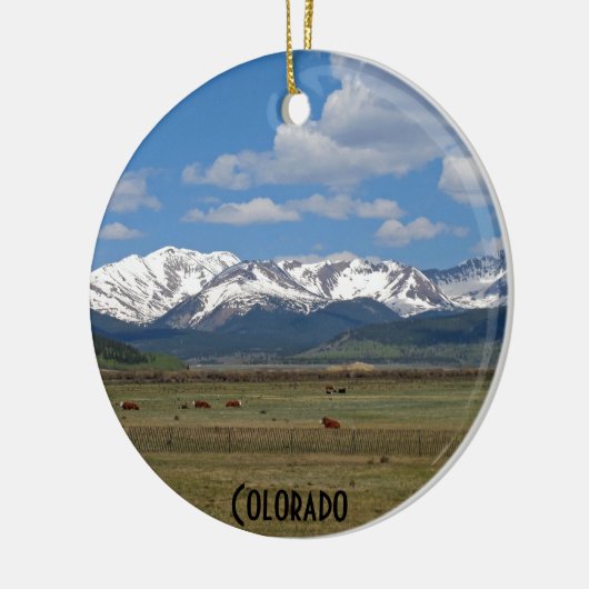 Colorado Rocky Mountains Ornament (Links)